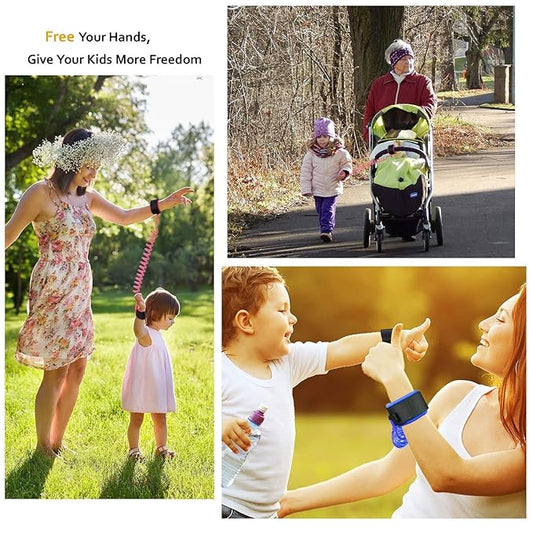 ### 🛍️ Product Title  **Anti-Lost Baby Wrist Link with Lock & Key | Kids Safety Wristband & Walking Harness | Child Safety Strap**